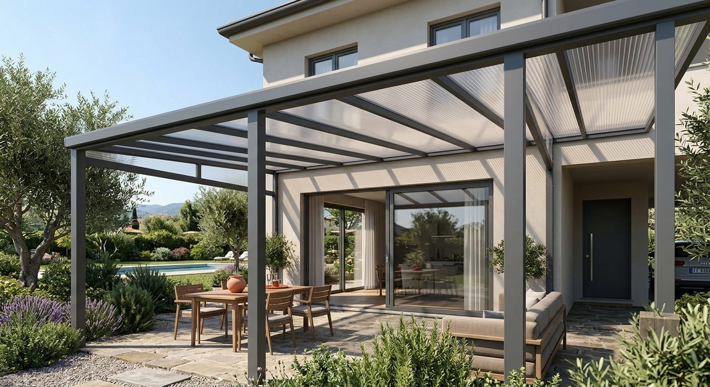 Veranda in policarbonato